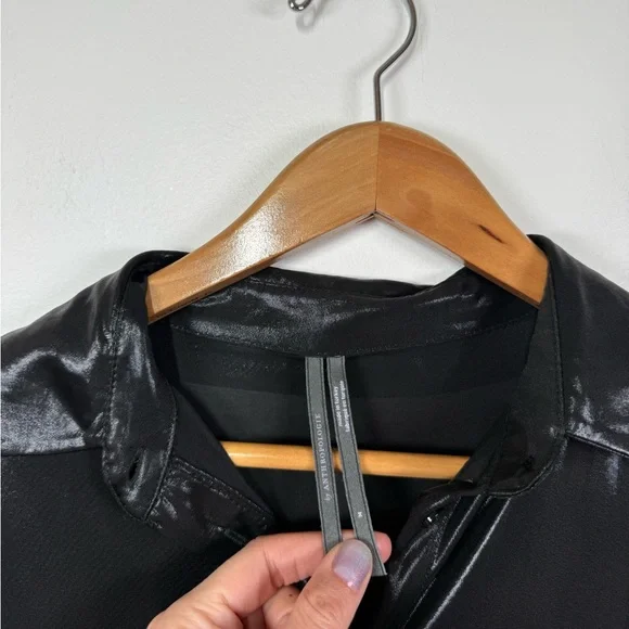 Anthropologie Shine Long-Sleeve Buttondown Shirt - Picture 3 of 5